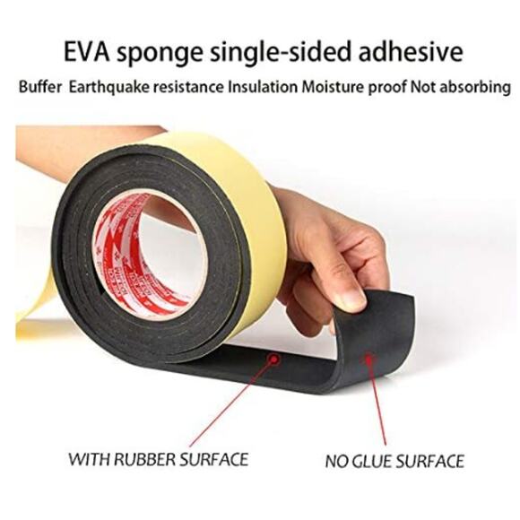 Foam Insulation Tape Adhesive High Density Seal Doors Weatherstrip Waterproof - Picture 6 of 8